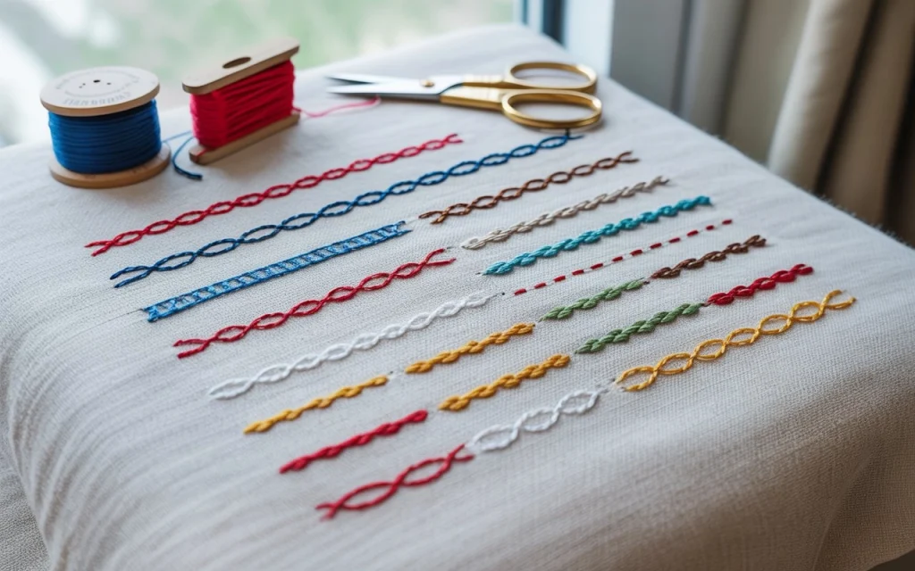 15 Basic Embroidery Stitches 