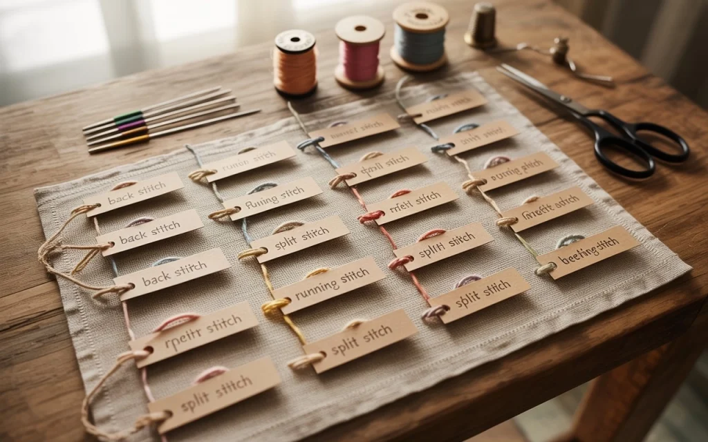 15 Basic Embroidery Stitches 