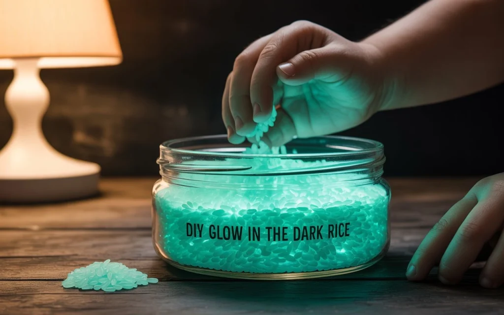 How to DIY Glow in the Dark Rice