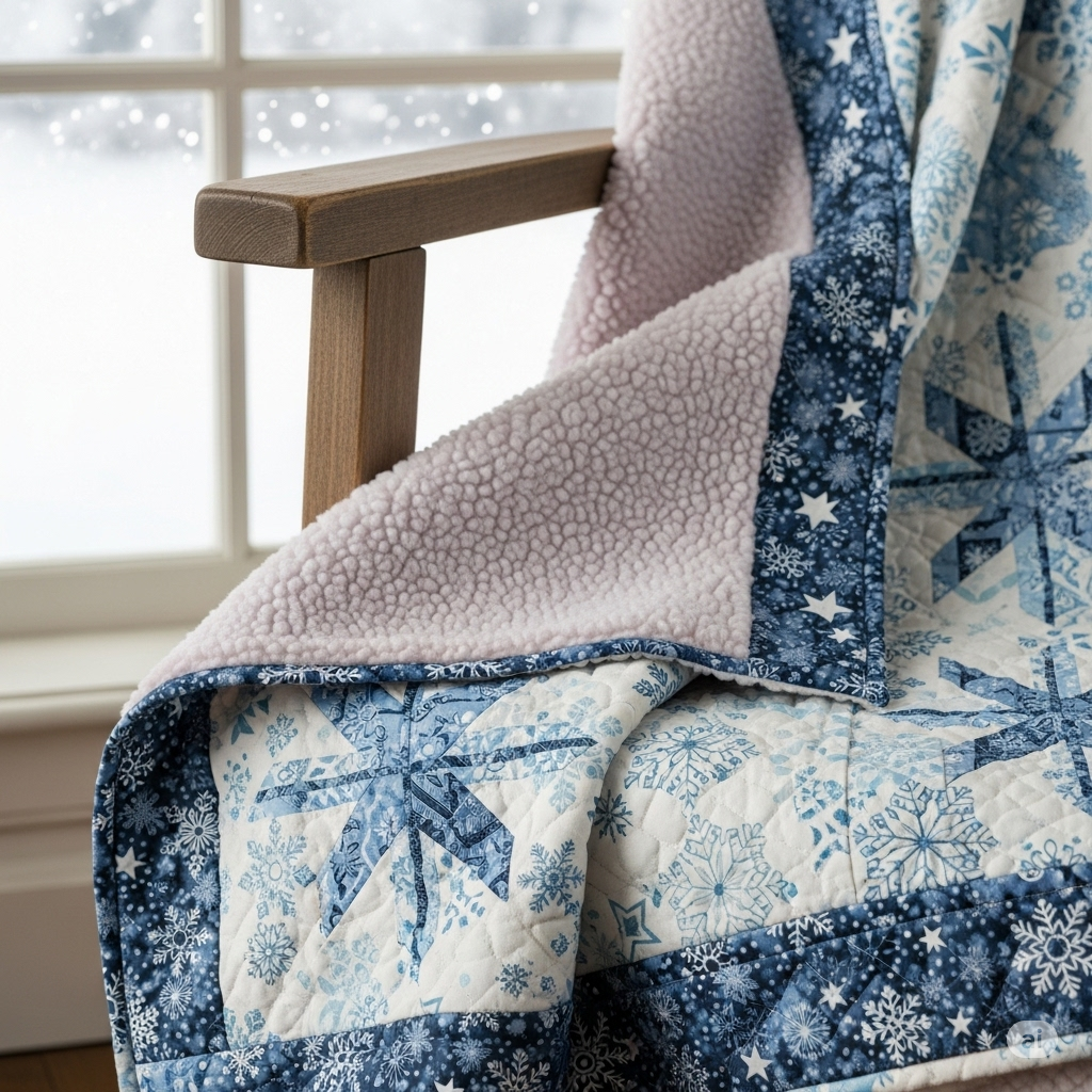 Snowflake Day Quilt 1